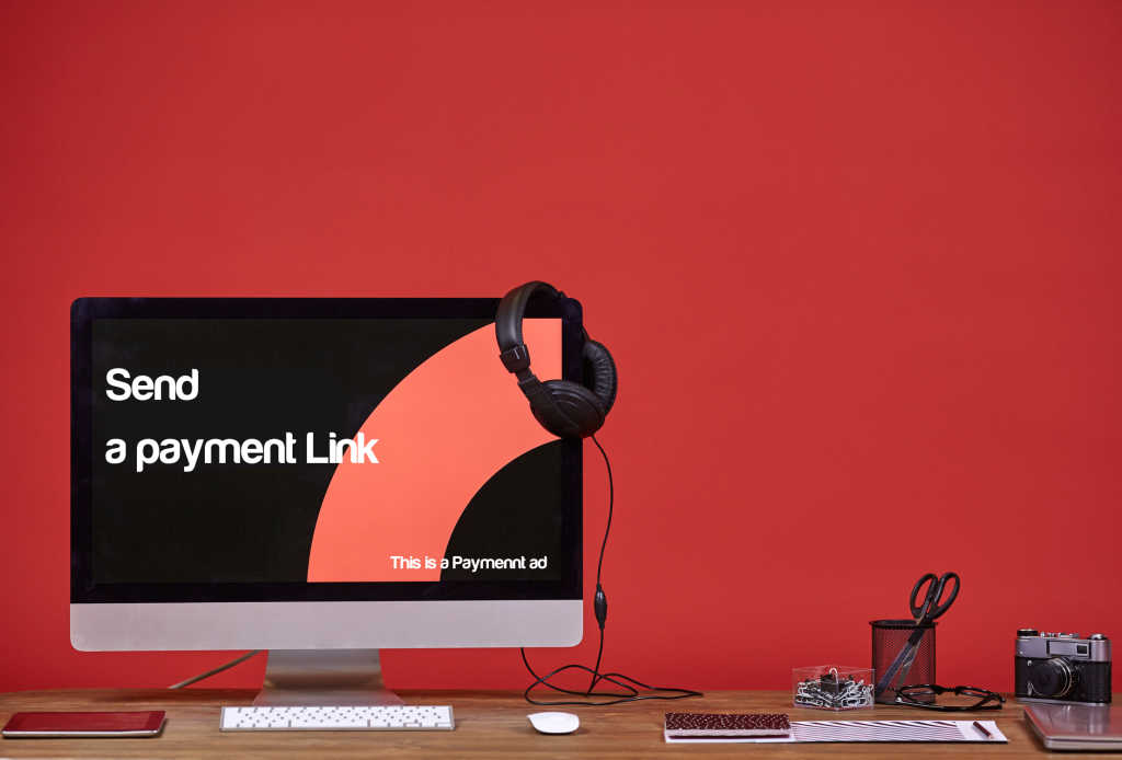 An image of an ad for Paymennt saying " Send a payment link"
