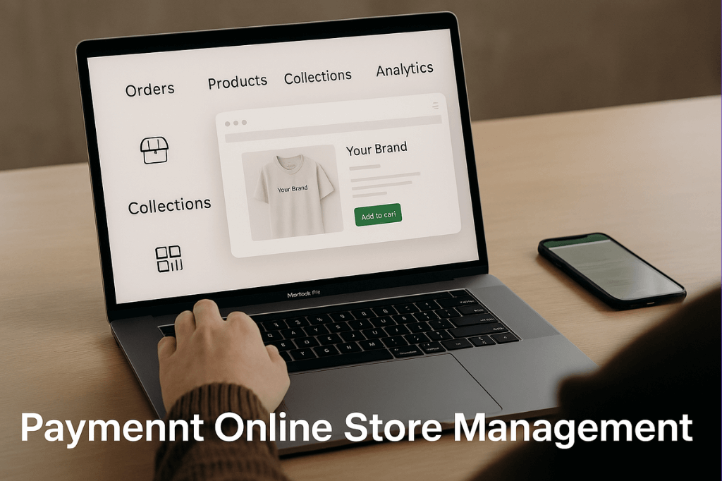 Manage products, collections, and events with Paymennt online store management tools.